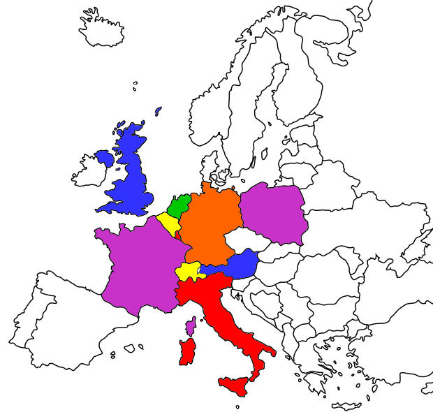 Europe Travel Map